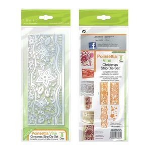 Tonic Studios Poinsettia Vine Christmas Strip Die